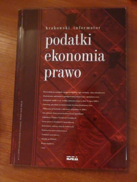 Podatki,ekonomia,prawo - krakowski informator