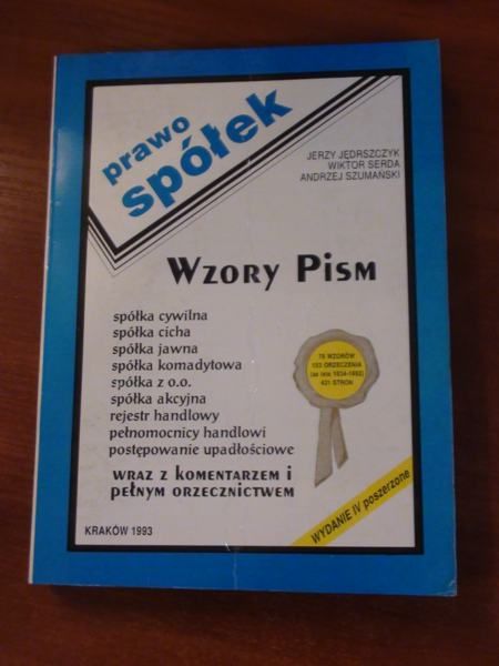 Jędraszczyk J.,Serda W.,  - Wzory pism