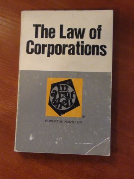 Hamilton Robert W. - The Law of Corporations