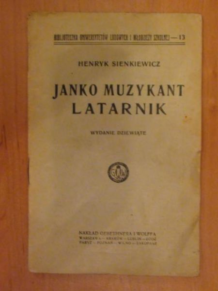 Janko muzykant, Latarnik 1925r.