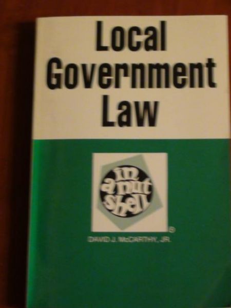 McCarthy David J. - Local Government Law