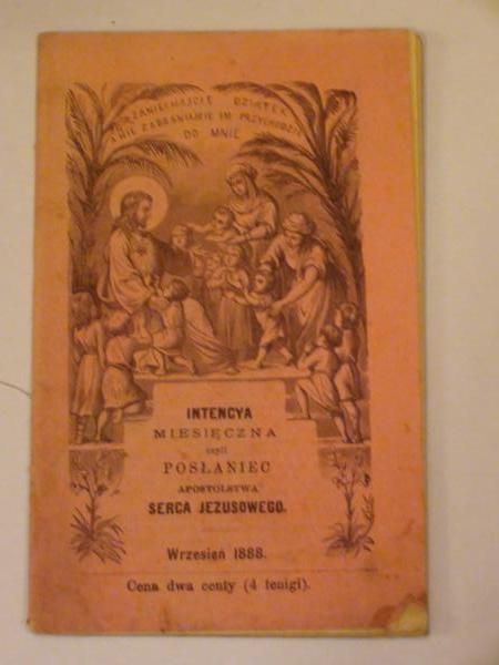Intencya miesięczna czyli posłaniec Apostolstwa Serca Jezusowego (wrzesień 1888)