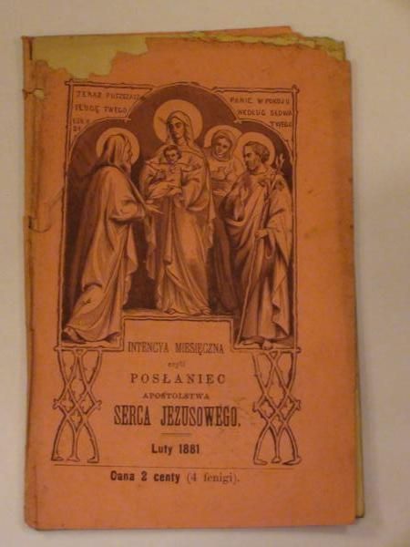 Intencya miesięczna czyli posłaniec Apostolstwa Serca Jezusowego (luty 1881)