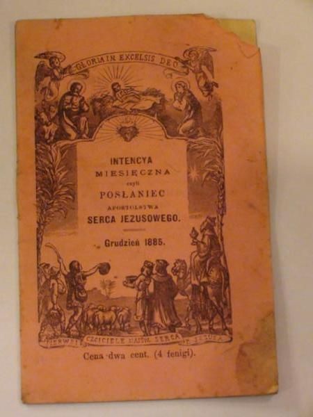 Intencya miesięczna czyli posłaniec Apostolstwa Serca Jezusowego (grudzień 1885)