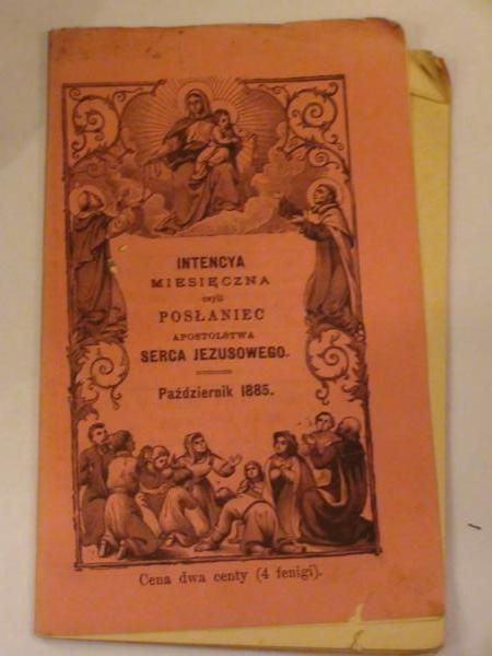 Intencya miesięczna czyli posłaniec Apostolstwa Serca Jezusowego (październik 1885)