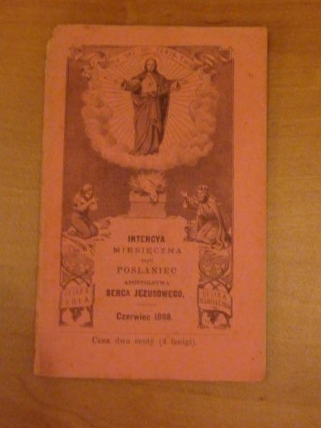 Intencya miesięczna czyli posłaniec Apostolstwa Serca Jezusowego (czerwiec 1888)