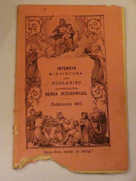 Intencya miesięczna czyli posłaniec Apostolstwa Serca Jezusowego (październik 1887)