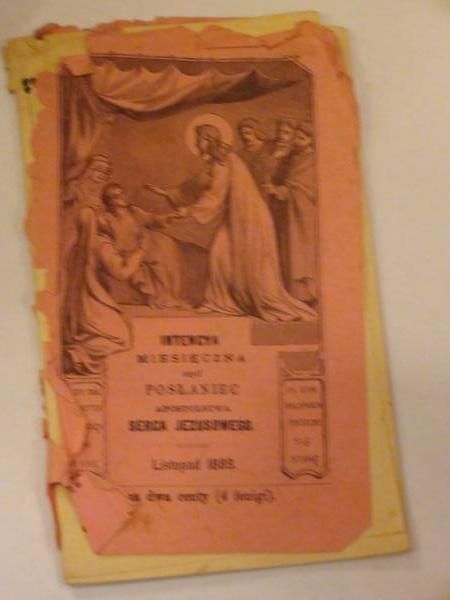 Intencya miesięczna czyli posłaniec Apostolstwa Serca Jezusowego (listopad 1889)