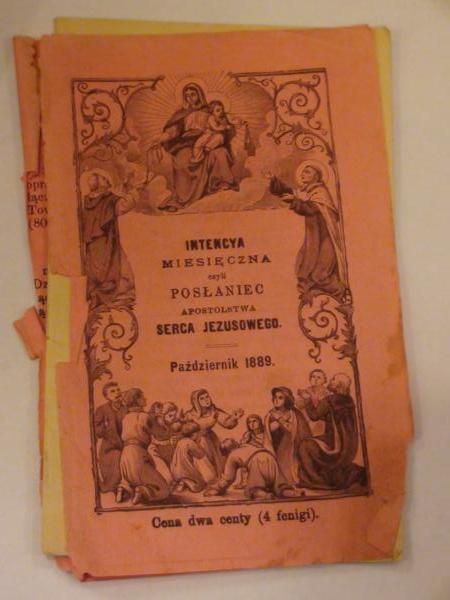 Intencya miesięczna czyli posłaniec Apostolstwa Serca Jezusowego (październik 1889)