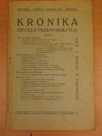 Kronika Diecezji Przemyskiej, czerwiec-sierpień, zeszyt 6-8, 1933 r.