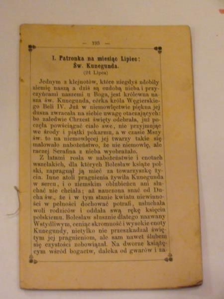 Intencya miesięczna czyli posłaniec Apostolstwa Serca Jezusowego (lipiec 1881)