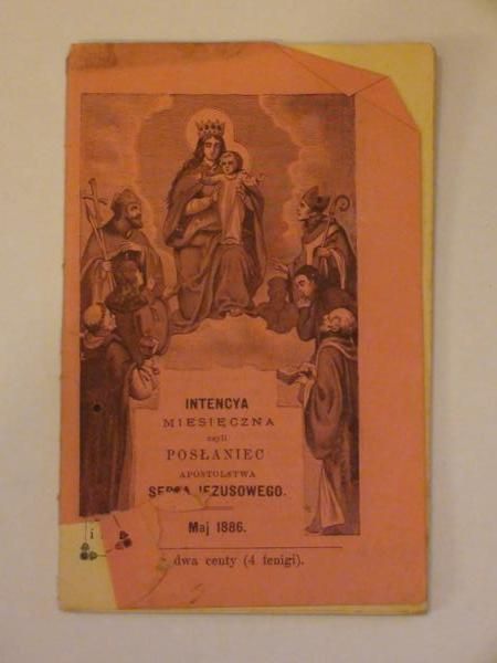Intencya miesięczna czyli posłaniec Apostolstwa Serca Jezusowego (maj 1886)