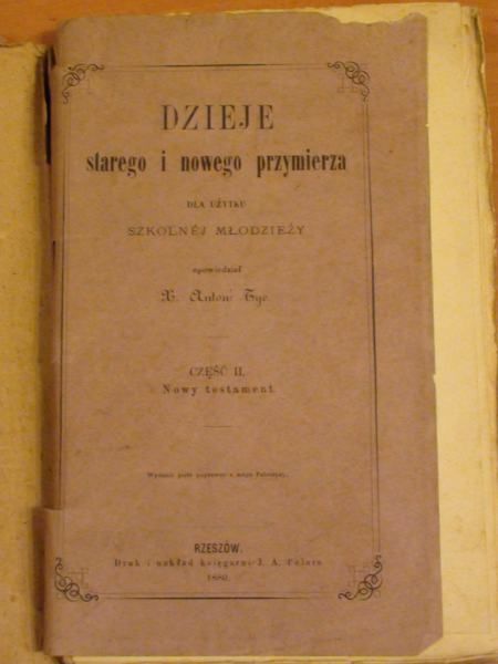 Dzieje Starego i Nowego Przymierza, wyd. 1880