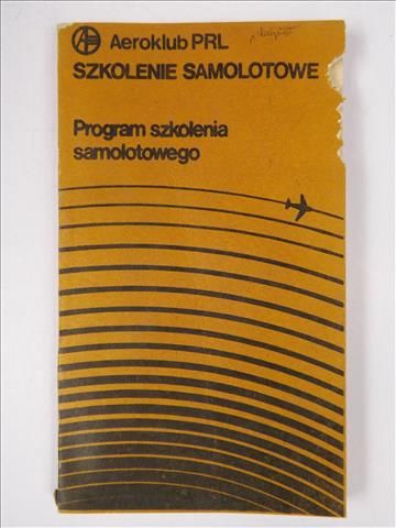 Aeroklub PRL - Program szkolenia samolotowego