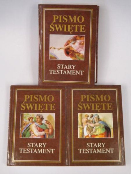 Pismo Święte. Stary Testament, 3 tomy