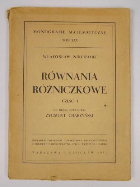 Równania różniczkowe, cz. I