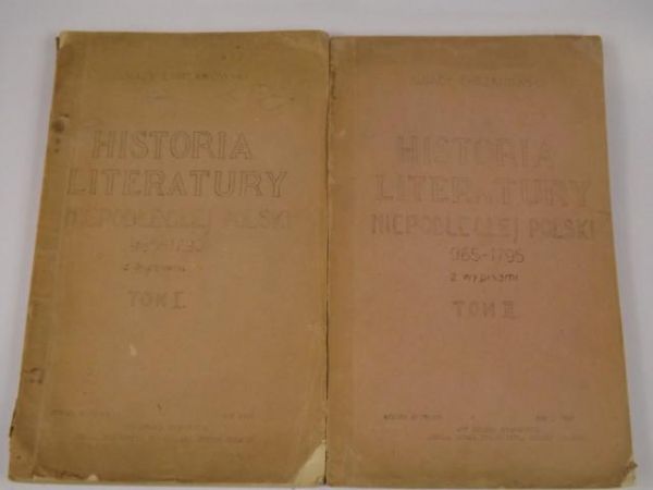 Chrzanowski Ignacy - Historia literatury niepodległej Polski, T. I-II, 1947 r.