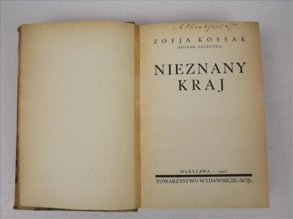 Kossak Zofia - Nieznany Kraj, 1932 r.