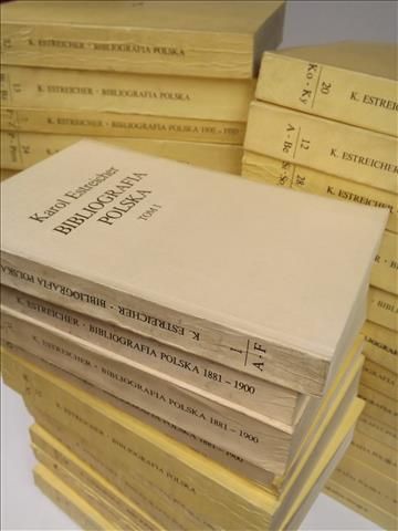 Bibliografia polska Tom 1 - 39, komplet! reprint z 1870 roku