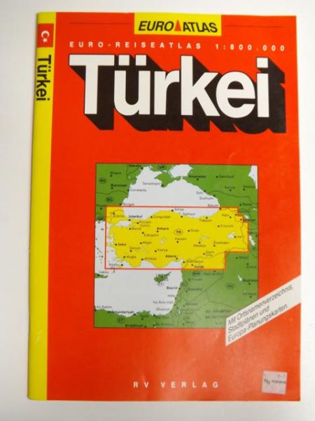 Turkei. Euro-reiseatlas 1:800 000
