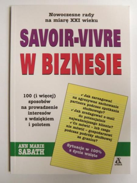Sabath Ann M. - Savoir-vivre w biznesie