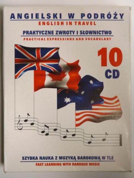 Angielski w podróży: praktyczne zwroty i słownictwo, 10 CD