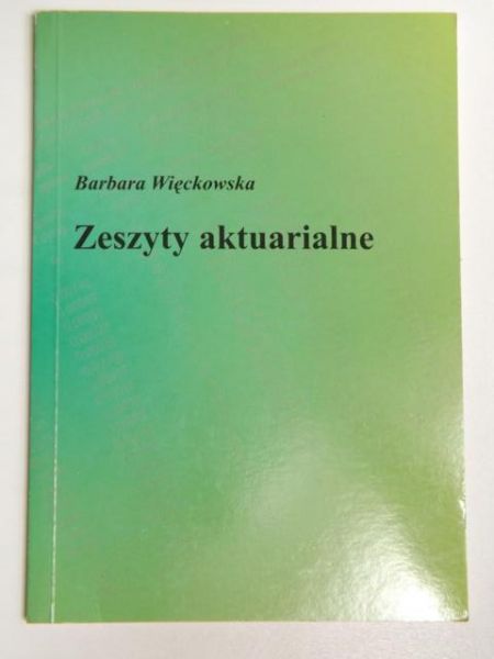 Zeszyty aktuarialne