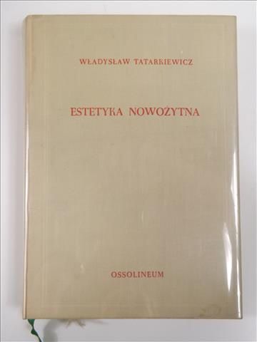 Estetyka nowożytna tom III