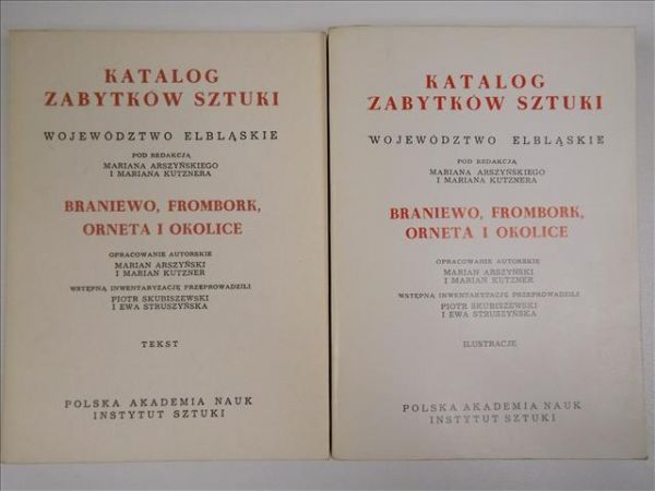 Katalog zabytków sztuki w Polsce. Województwo Elbląskie, Tom II, zeszyt 1-2