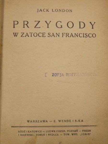 Przygody w zatoce San Francisco, ok. 1925 r.