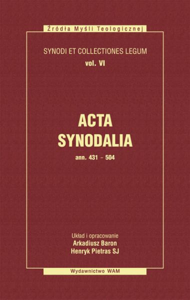 Acta synodalia ANN 431-504, T.6