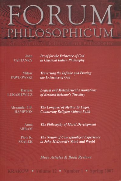 Forum Philosophicum t. 12/1/2007