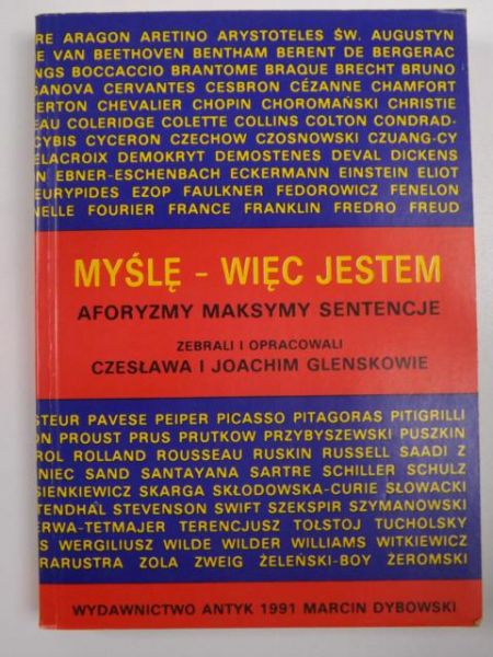 Glensk Cz., J. (opr.) - Myślę więc jestem