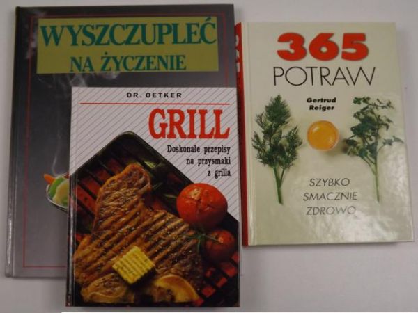 Dr. Oetker,  - Grill / 365 potraw / Wyszczupleć na życzenie