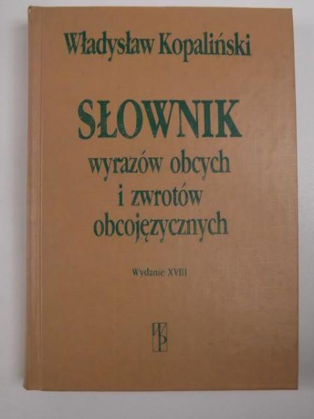 Słownik wyrazów obcych i zwrotów obcojęzycznych