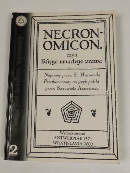 Necronomicon czyli księga umarłego prawa, T. II