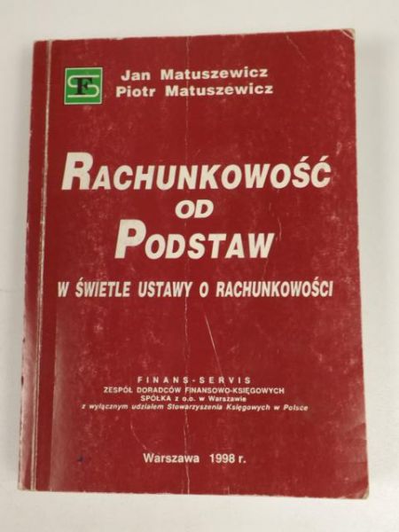Rozwiązania zadań do podręcznika. W świetle ustawy o rachunkowości.