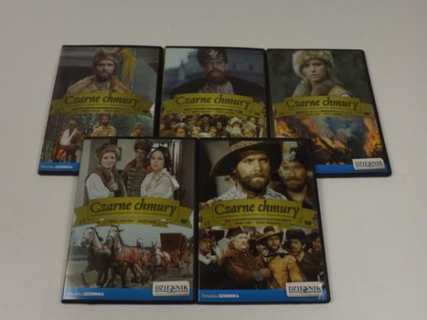 Kolekcja Czarne chmury, 5 płyt DVD