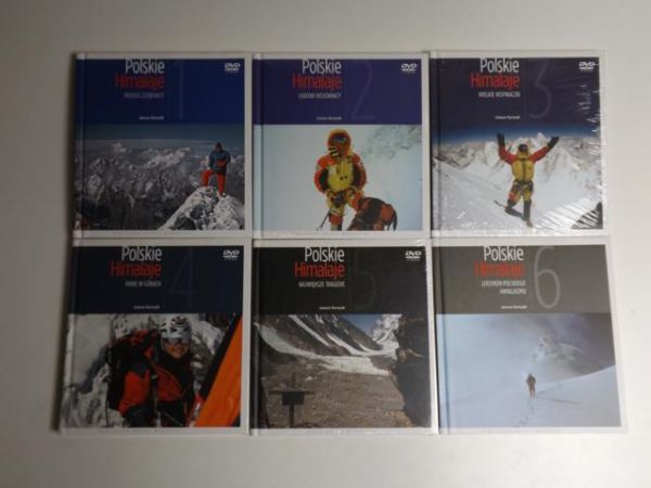 Kurczab Janusz - Polskie Himalaje 6 książek + DVD