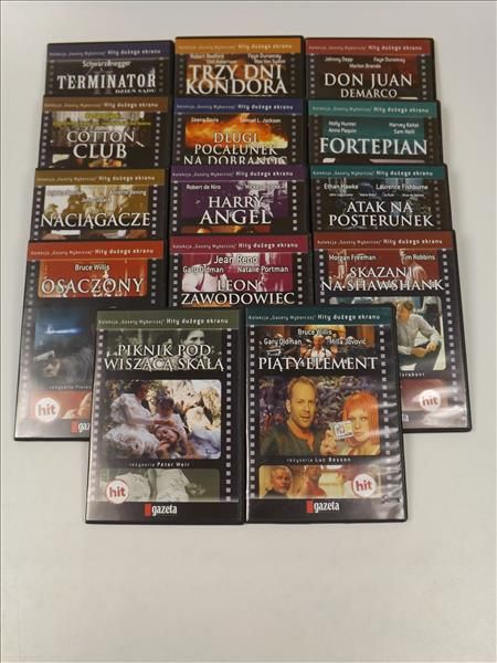 Hity dużego ekranu, 14 płyt DVD