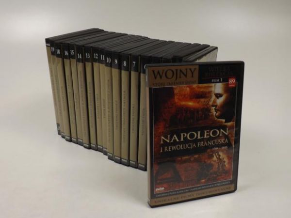 Wojny które zmieniły świat, 19 płyt DVD