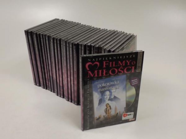 Najpiękniejsze Filmy o Miłości, 28 tomów + DVD