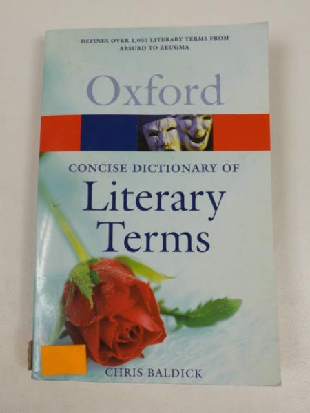The Concise Oxford Dictionary of Literary Terms