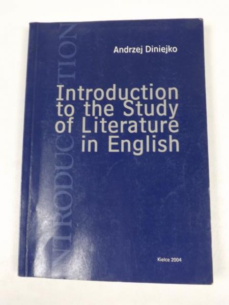 Introduction to the Study of Literature in English