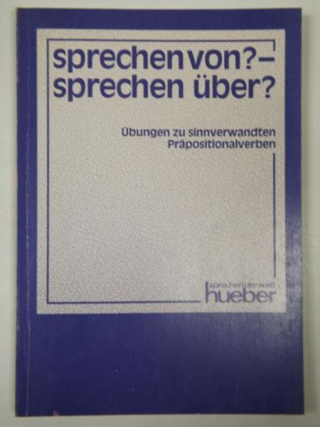 Sprechen von? - Sprechen uber?