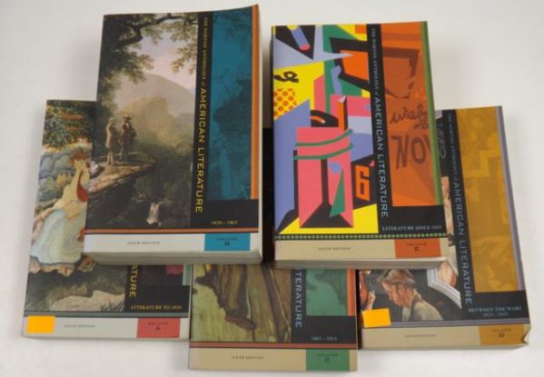 The Norton Anthology of American Literature, vol. A,B,C,D,E