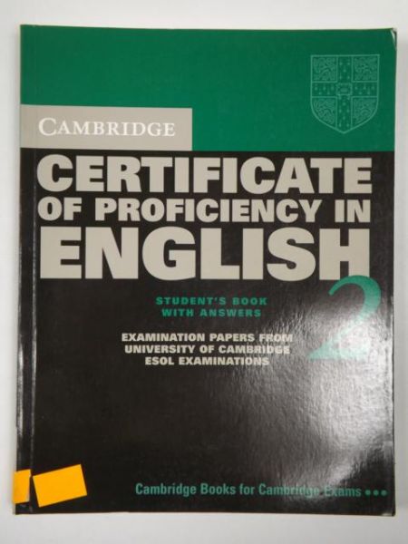Cambridge Certificate of Proficiency in English with answers 3