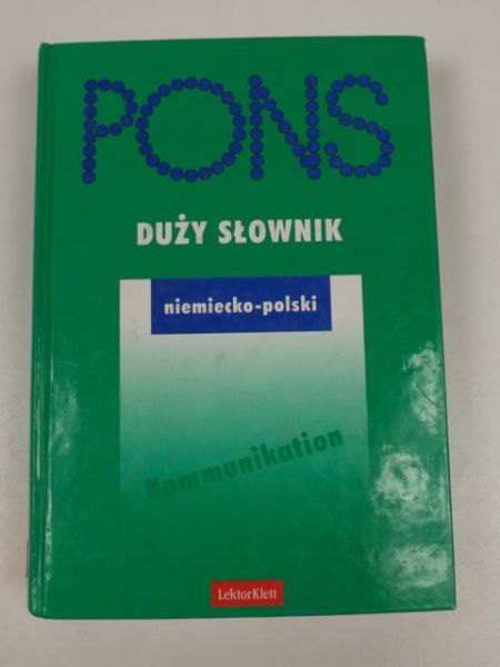 Duży słownik niemiecko- polski, Pons