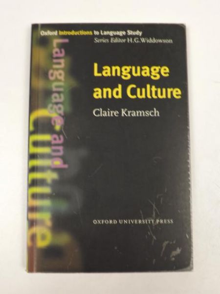 Language and Culture