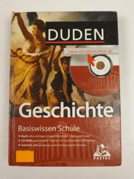 Duden. Basiswissen Schule. Geschichte. Buch / CD-ROM / Internet